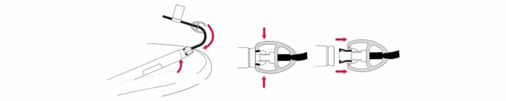 Procedura di post-gonfiaggio per gli airbag per moto In&motion